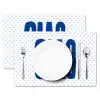 Ciao - Blauw - Stippen Placemat vinyl groot -zzsfeer2_Kitchenyeah-website