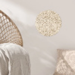 Luipaard - Klassiek - Beige Wandcirkel behangsticker klein 186 -sfeer4