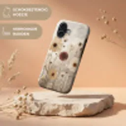 Wilde bloemen - Botanisch - Vintage - Natuur - Rustiek Toughcase MagSafe Apple iPhone 17 klein -USP_RandenV_NL
