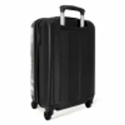 Schelp - Spiraal - Wit NBS - Handbagage koffer - Volwassenen Unisex middel -achterkant