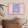 Nice - Paars - Roze canvas 2cm klein -sfeer1