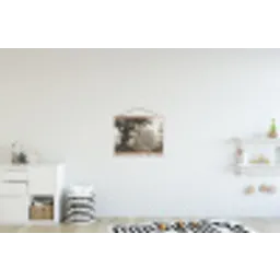 Natuur - Bos - Eik textielposter latten blank klein -kinderkamer
