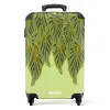 Summer memories - Tropische bladeren op Groene achtergrond NBS - Handbagage koffer - Kinderen Unisex middel -productfoto_recht