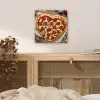 Pizza - Hart - Pepperoni - Tomaat aluminium wit klein -sfeer3