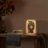 Vrouw - Aardbeien - Kroon Light Box met kabel (Tafellamp) klein -sfeer4