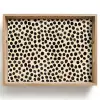 Stippen - Patroon - Zwart Dienblad Rechthoek middel 911 -z3d_shopping