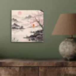 Zon - Japans - Traditioneel aluminium wit klein -sfeer2