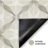 Grafisch - Patroon - Grijs Deurmat klein 898 -antislip_NL