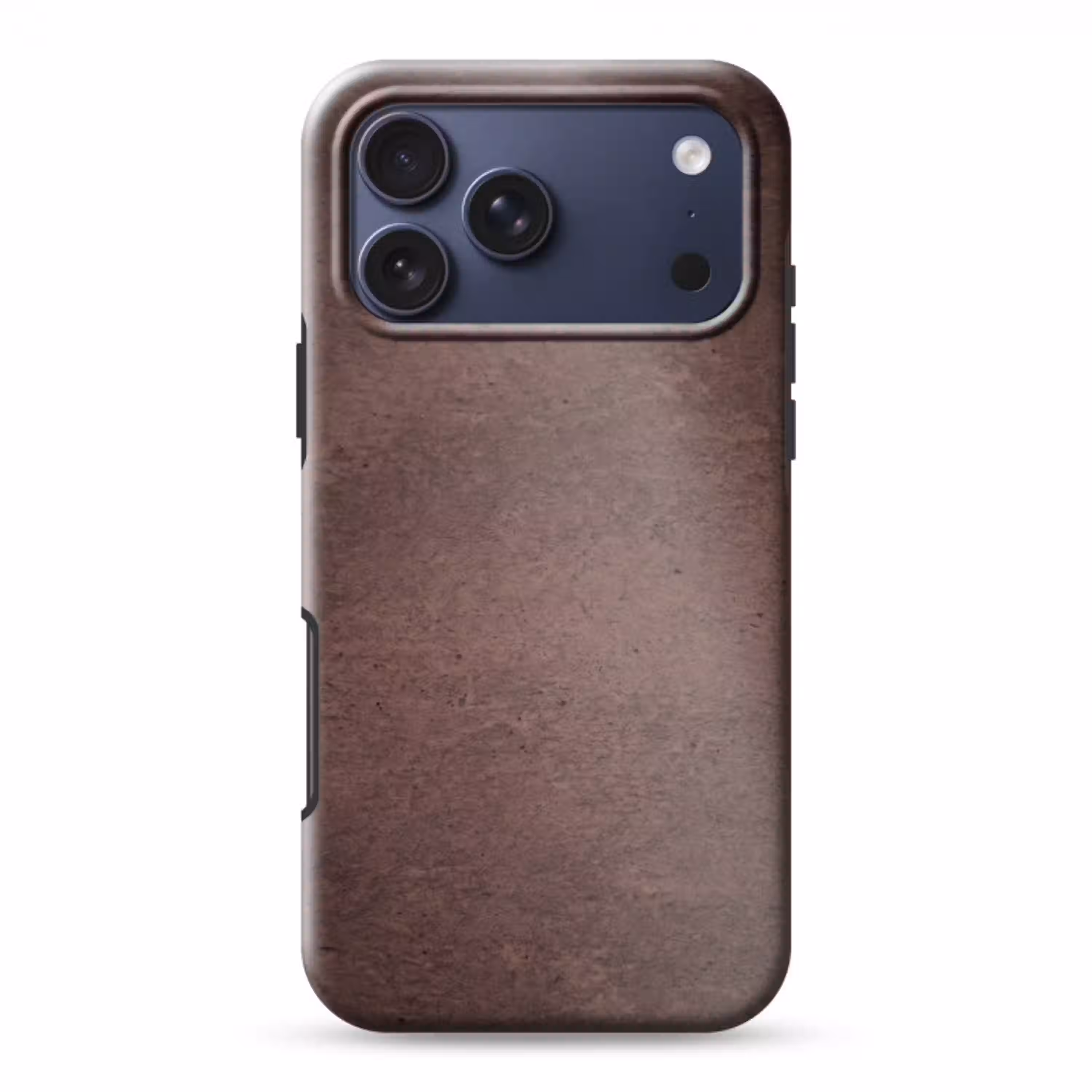 Textuur - Beton - Abstract - Donker - Bruin Toughcase MagSafe Apple iPhone 17 Pro Max klein -3d