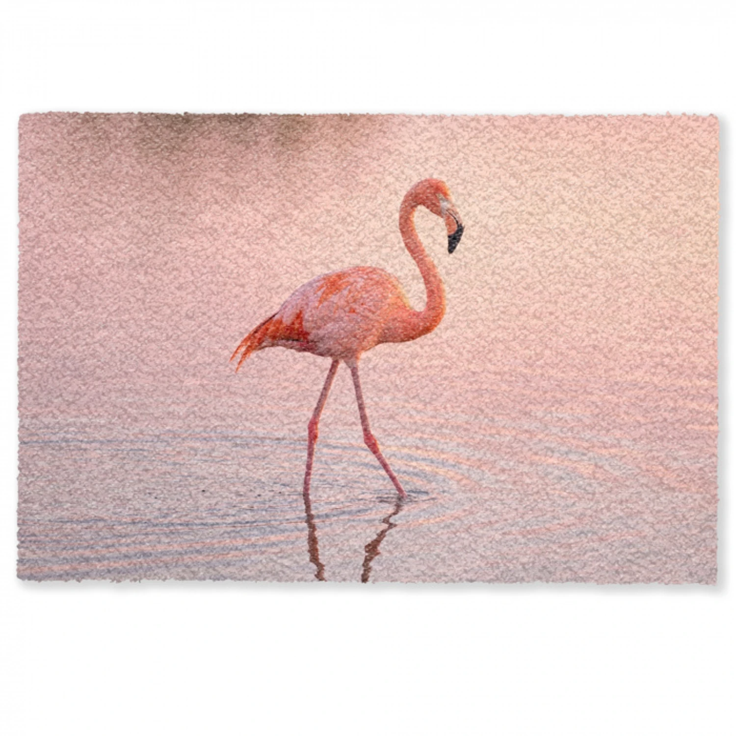Flamingo - Water - Roze Deurmat klein -zkaufland3d