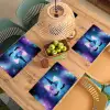 Eenhoorn - Sterren - Magisch - Blauw Placemat vinyl groot -zzsfeer5_Kitchenyeah-website