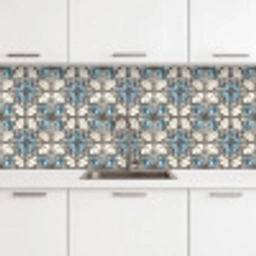 Barok - Tegel - Kleurrijk keuken achterwand 2 middel 871 -3d