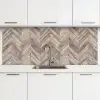 Plank - Patronen - Brocante keuken achterwand 2 middel 871 -3d