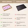 Pretzels - Eten - Paars Dienblad Rechthoek middel -USP_VergelijkingFR