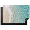 Kust - Zand - Blauw Inductie beschermer vinyl 3mm klein -3d