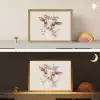 Geit - Dier - Bohemian - Bloemen - Boho Light Box met batterij (Wandlamp kind) middel -sfeer3_kind