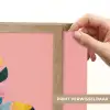 Bladeren - Geschilderd - Vlakken - Kleurrijk Light Box met batterij (Wandlamp) middel -USP_websiteprintNL