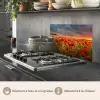Zonsondergang - Klaprozen - Rood - Bloemen - Veld - Natuur keuken achterwand spatscherm klein -usp_FR