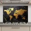 Wereldkaart - Goud - Marmer keuken achterwand spatscherm klein -3d_website