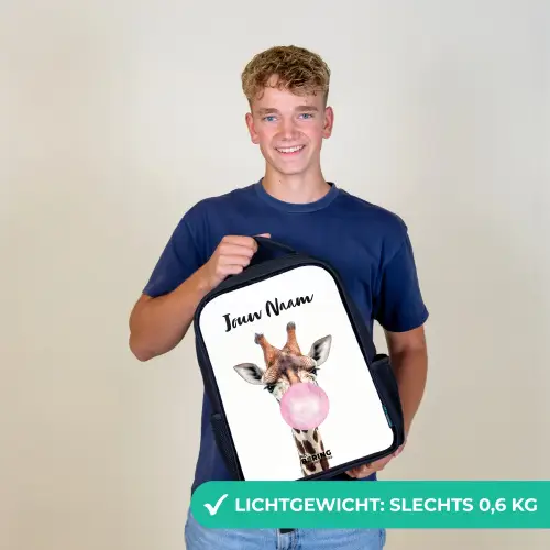 Kauwende Kobus Rugzak - Zwart middel -sfeer7_NL