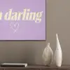 Oh darling - Hart - Paars PET vilt klein -sfeer6_closeup