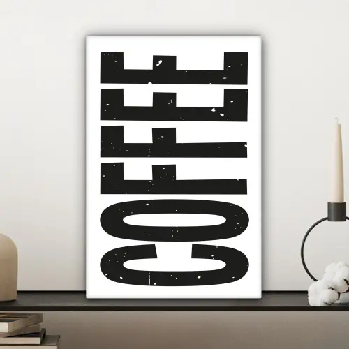 Koffie - Decoratie - Japandi - Vintage canvas 2cm klein -sfeer6