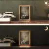 Strik - Beige - Witte - Wijn Light Box met kabel (Tafellamp) klein -sfeer3