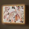 Bladeren - IJs - Winter - Natuur Light Box met batterij (Wandlamp) middel -z3d_website