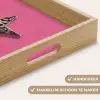 Ster - Luipaard - Print - Roze Dienblad Rechthoek middel -USP_HandgreepNL
