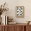 Botanisch - Bladeren - Zwart Light Box met kabel (Tafellamp) klein 925 -sfeer2