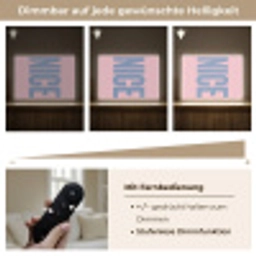 Nice - Paars - Roze Light Box met batterij (Wandlamp) middel -USP_dimbaarDE