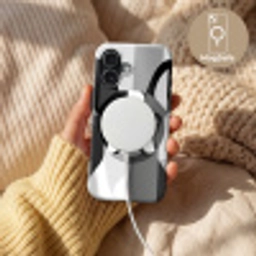 Buldog - Zwart - Abstract - Vlakken Toughcase MagSafe Apple iPhone 17 klein -USP_MagsafeV