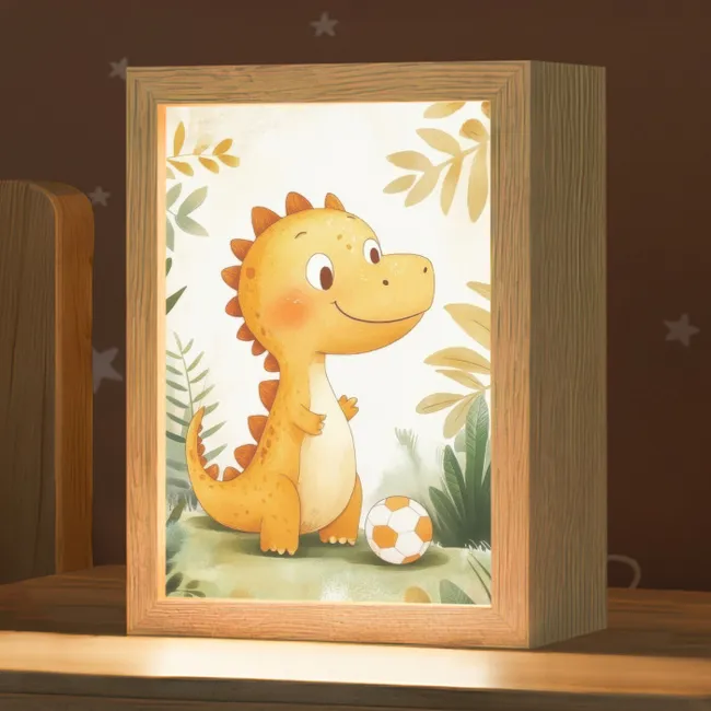 Nachtlampje - Dino - Voetbal - Oranje