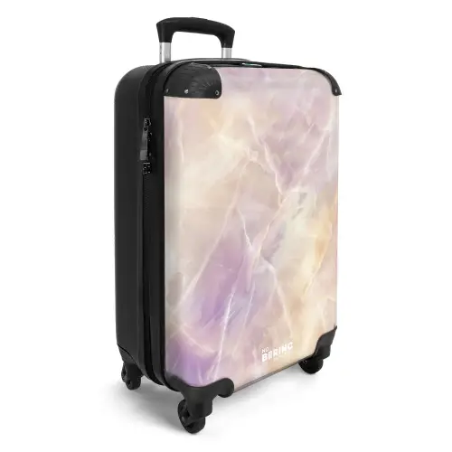 Marmer - Etherische Marmerwervelingen in Pastel NBS - Handbagage koffer - Kinderen Unisex middel -productfoto_3d