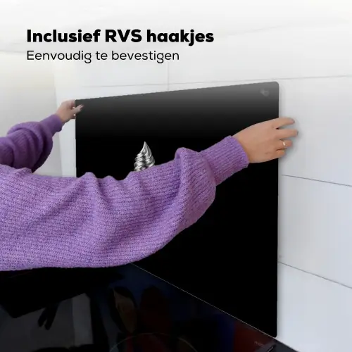 Softijs - Realistisch - Futuristisch Inductie beschemer met haakjes middel -ky-ophangen-nl