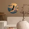 Adelaar - Wolken - Zon Wandcirkel behangsticker klein -sfeer1
