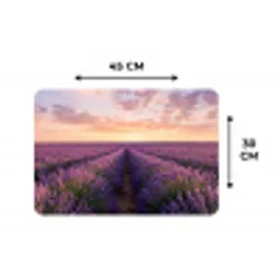 Landschap - Lavendelveld - Paars Placemat vinyl groot -specs