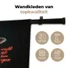 Schaap - Kokskleding - Neon - Quote Wandkleed katoen klein -sfeer2