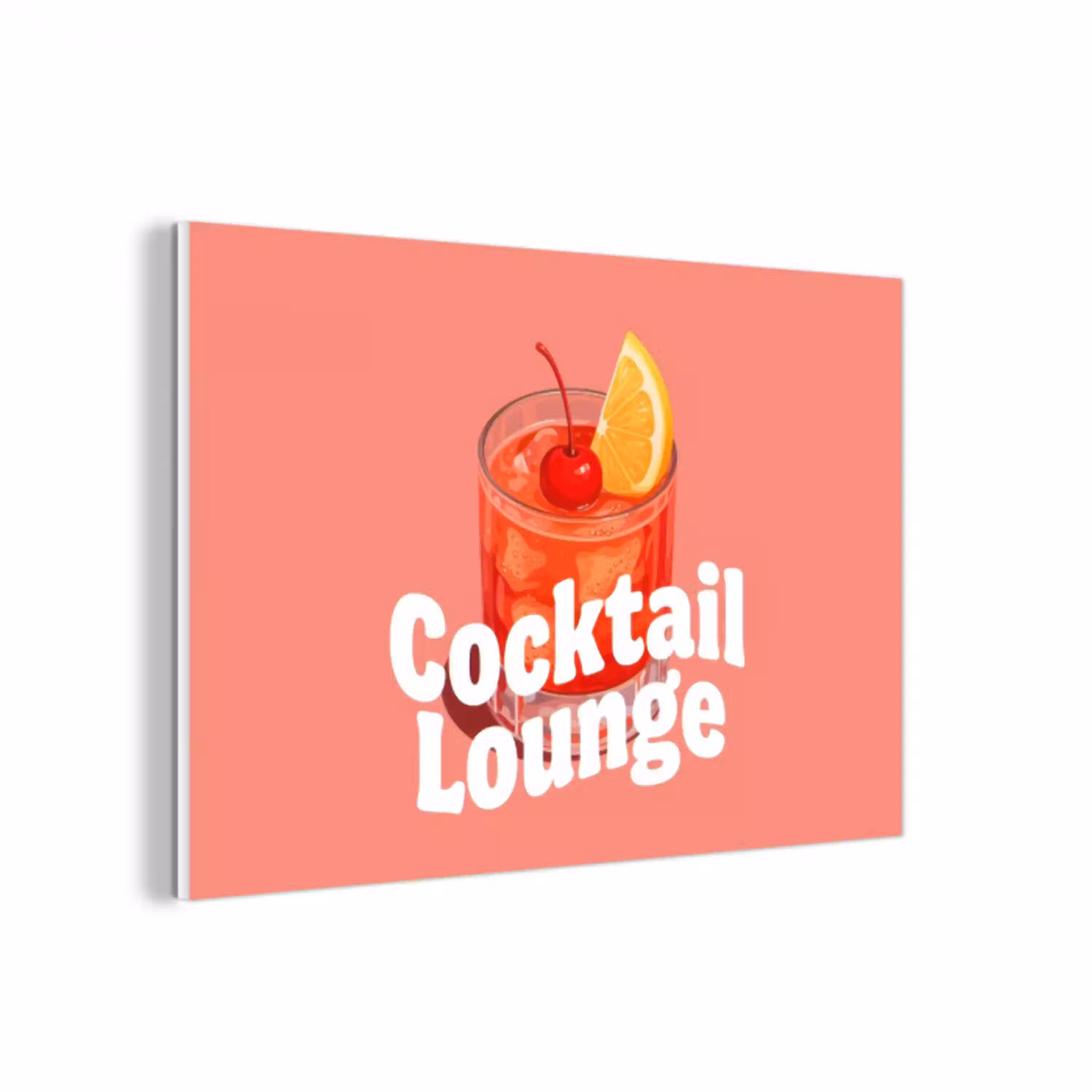 Cocktail Lounge - Glas - Koraal forex 5mm xxl -3d