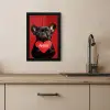 Amor - Hond  - Hartje - Rood KitchenYeah - Keuken - Fotolijst klein -sfeer2