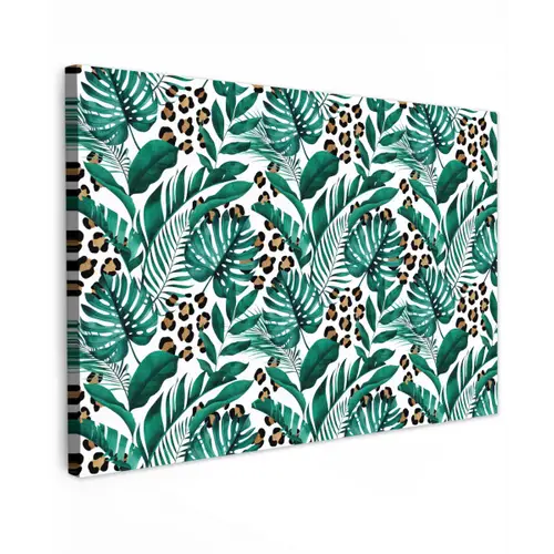 Bladeren - Tropisch - Jungle canvas 2cm klein -z3d