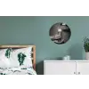 Champagnefles - Glas - Minimalistisch - Spetters Wandcirkel aluminium klein -slaapkamer