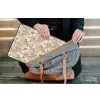 Bloemen - artistiek - Goud laptophoes neopreen klein 279 -tas