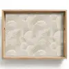 Lijnen - Waaier - Beige Dienblad Rechthoek middel 911 -z3d_shopping