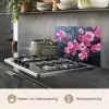 Bloem - Bloesems - Roze - Abstract keuken achterwand spatscherm klein -usp_NL