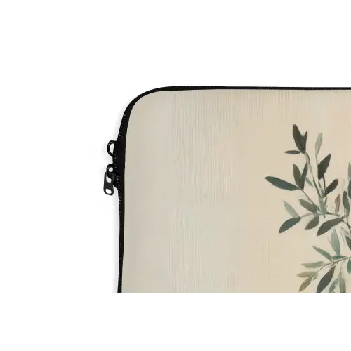 Wijnflessen - Takken - Sinaasappels laptophoes neopreen klein -detail