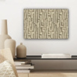 Abstract - Geometrisch - Groen canvas 2cm klein 34 -sfeer6