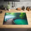 Brug - Water - Rivier - Bos Inductie beschermer vinyl 3mm klein -sfeer5
