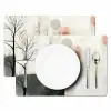 Wabi sabi - Beige - Plant Placemat vinyl groot -zzsfeer2_Kitchenyeah-website