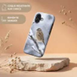 Vogel - Tak - Sneeuw - Winter Toughcase MagSafe Apple iPhone 17 klein -USP_RandenV_FR